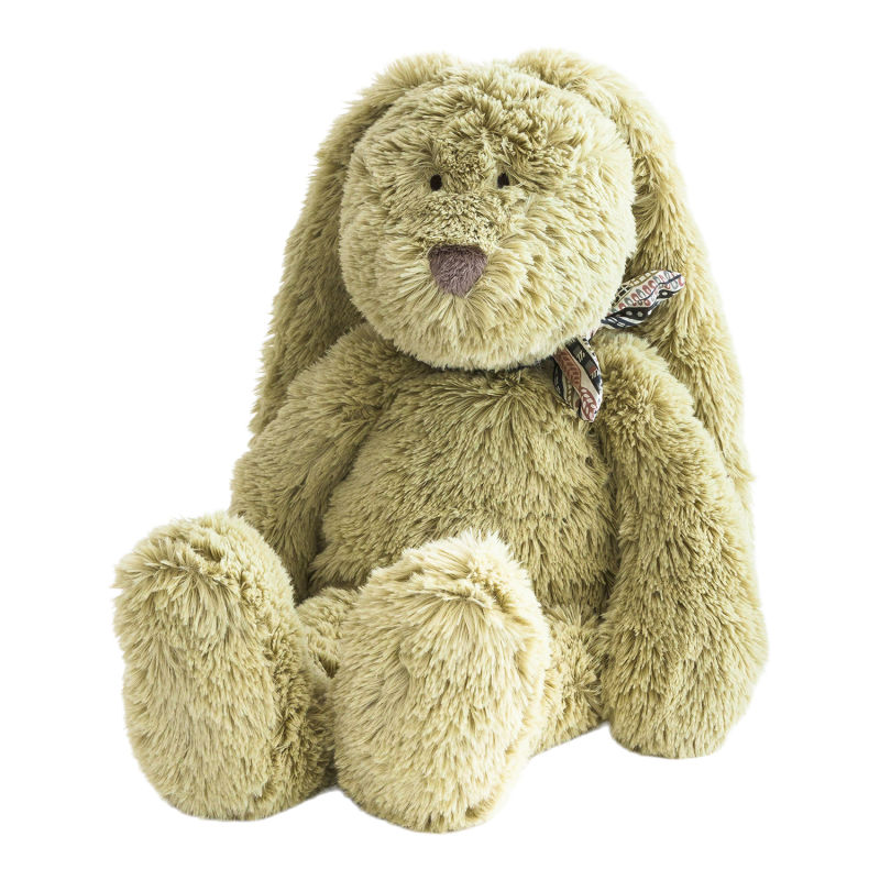  - flo lapin - peluche l vert 40 cm 